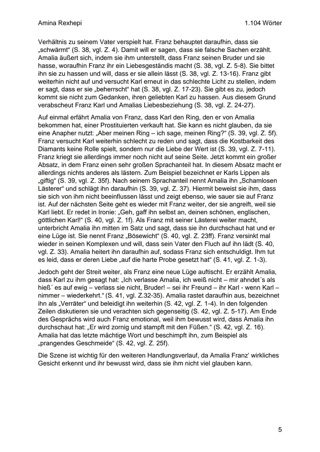 Von Friedrich Schiller
ww
NEE T
KEY
POPEV
888
DIE
RÄUBER
Vm6is
ymsls
Calamy
VIESIS
INT
1 Amina Rexhepi
Seite:
Inhaltsverzeichnis
Pflichtaufg