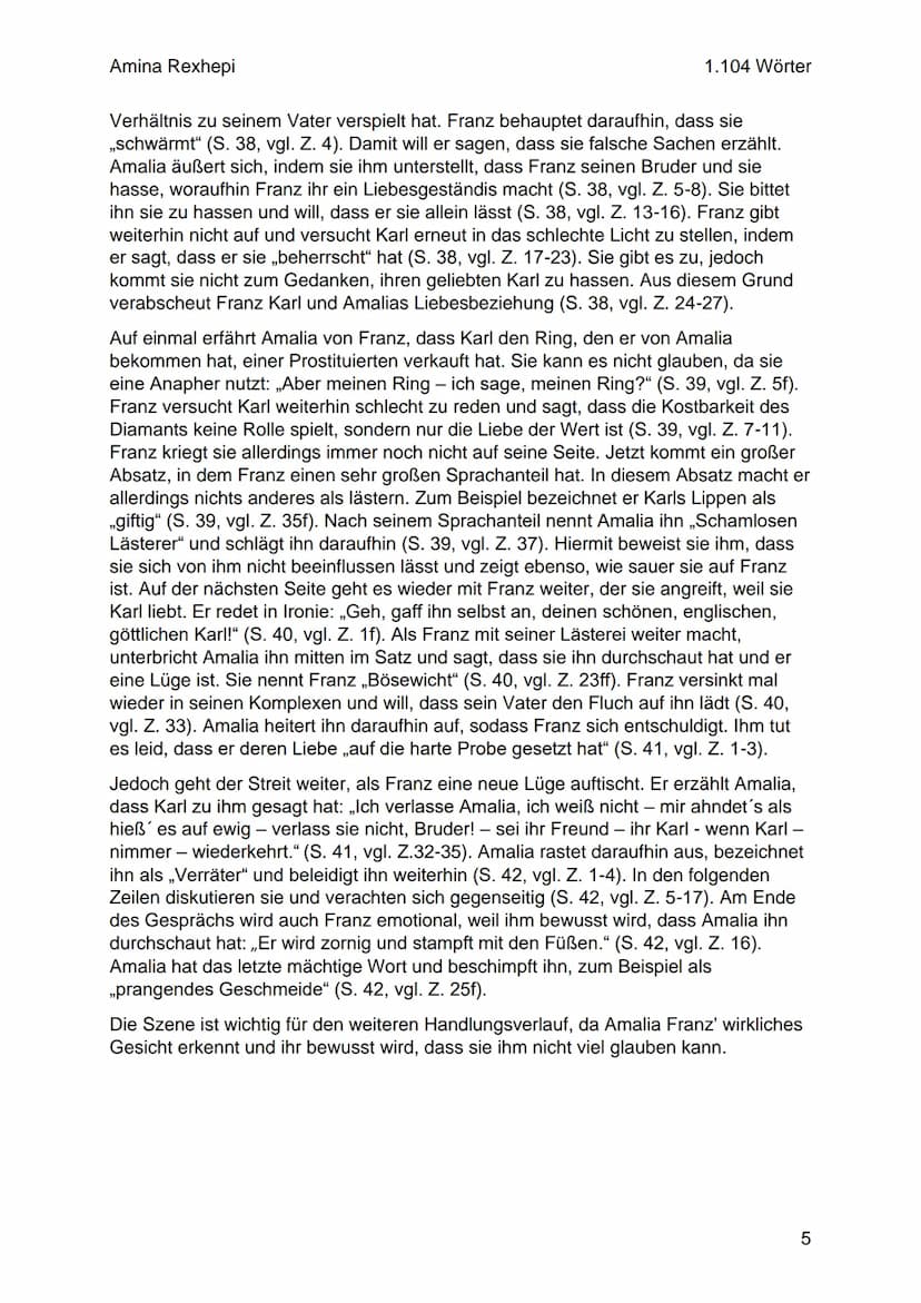 Von Friedrich Schiller
ww
NEE T
KEY
POPEV
888
DIE
RÄUBER
Vm6is
ymsls
Calamy
VIESIS
INT
1 Amina Rexhepi
Seite:
Inhaltsverzeichnis
Pflichtaufg