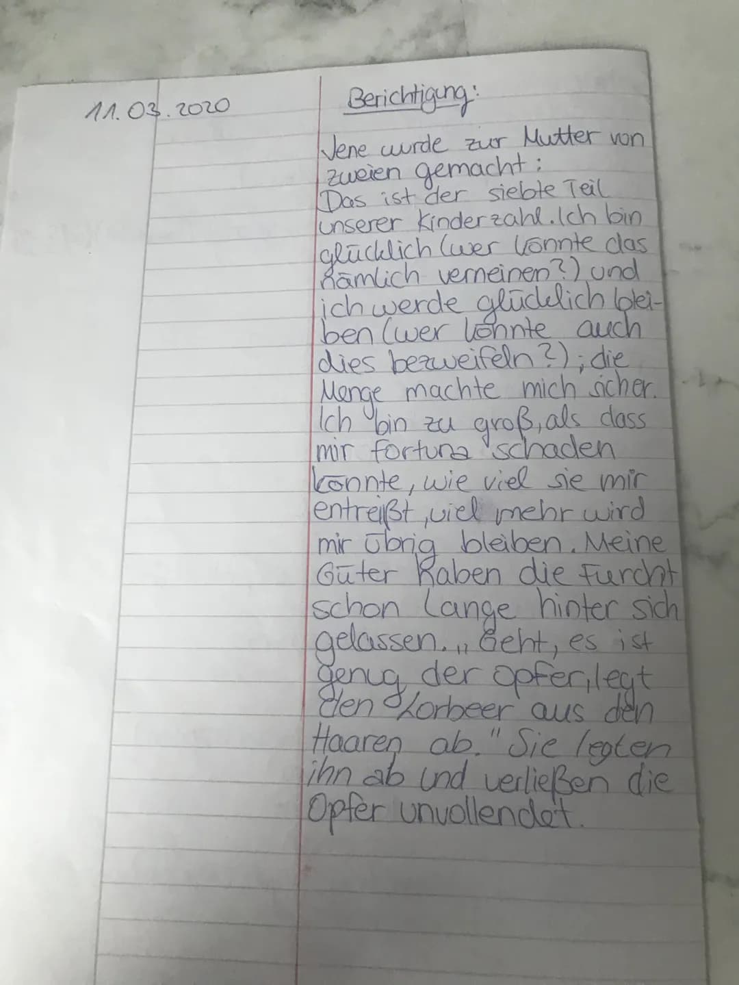 Angaben
191 illa: Gemeint ist Latona
192 uterus,-i m.: hier: Kinderzahl
195 quam cui: ...,
als dass mir...
196 ut: trotz Konjunktiv mit ,,wi