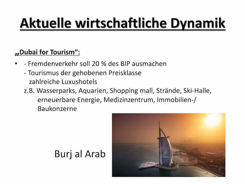 Dubai
- Von der Piratenküste in das arabische
Wirtschaftswunder?
Dubai
Sharjah
Abu Dhabi
VEREINIGTE
ARABISCHE
EMIRATE
OMAN
IRAN Gliederung
G