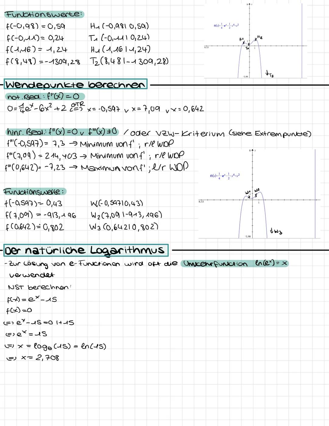 - Allgemeines: Exponential functionen
-allgemeine Form: f(x)=b∙a*
↳ Variable steht im Exponenten (Unterschied Potenzfunkction → Variable ist