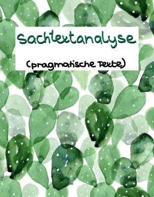 Know Sachtextanalyse  thumbnail