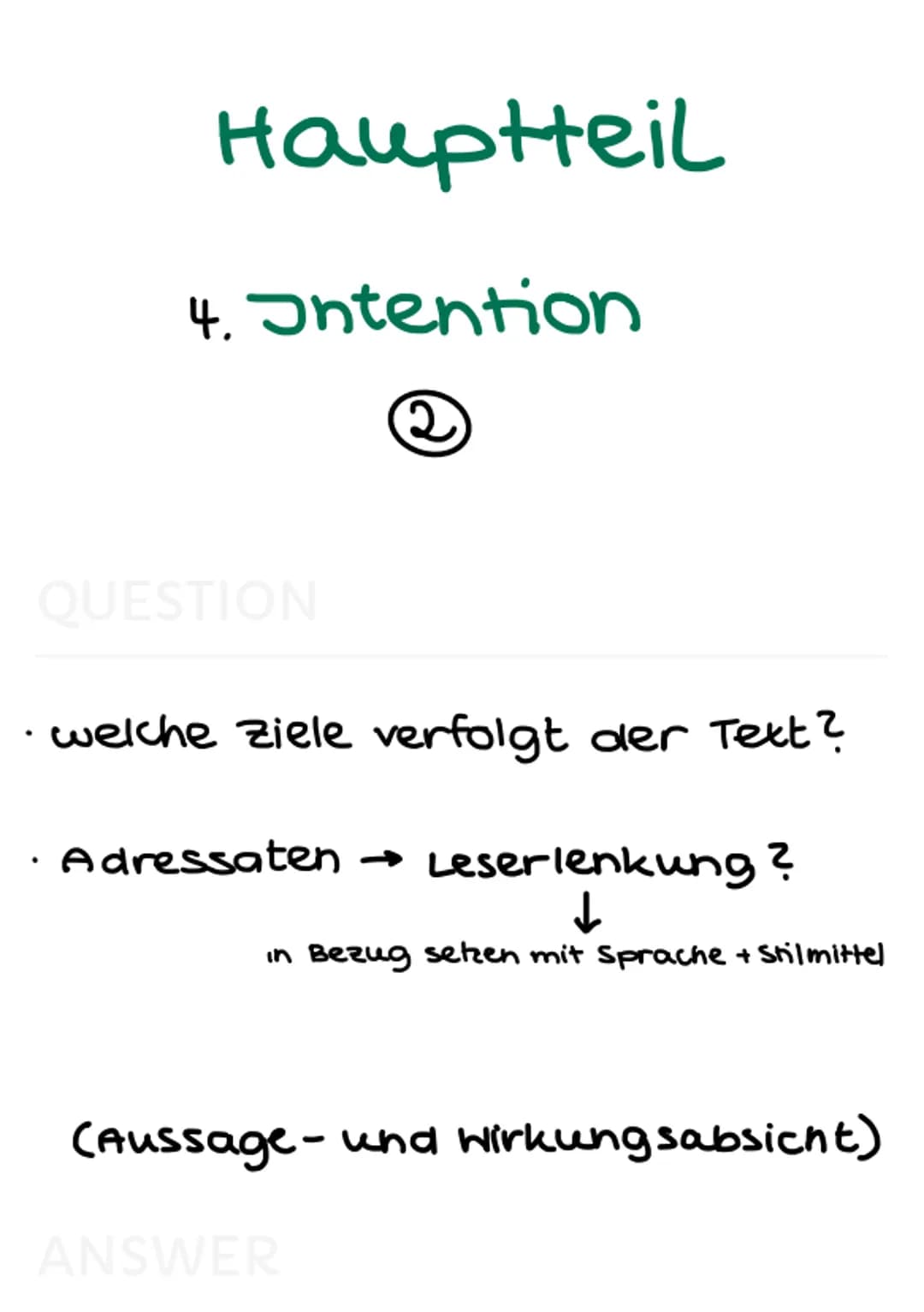 sachtextanalyse
(pragmatische Texte) Aufbau Sachtextanalyse
allgemein (6)
QUESTION
· Einleitungssatz (TTATQE)
knappe Einführung ins Thema
(m