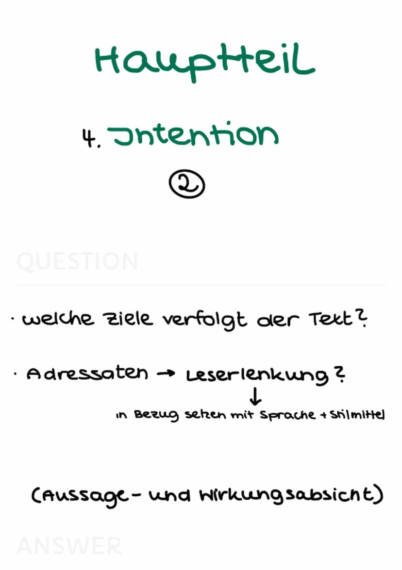sachtextanalyse
(pragmatische Texte) Aufbau Sachtextanalyse
allgemein (6)
QUESTION
· Einleitungssatz (TTATQE)
knappe Einführung ins Thema
(m