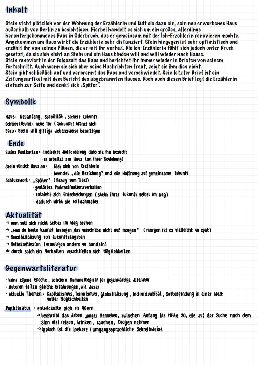 Generelle Informationen
Handlungsort: Bertín - Kreuzberg
zeit zwischen 1990-1996
Gattung: Erzählung
Veröffentlichung: 1998 von Judith Herman