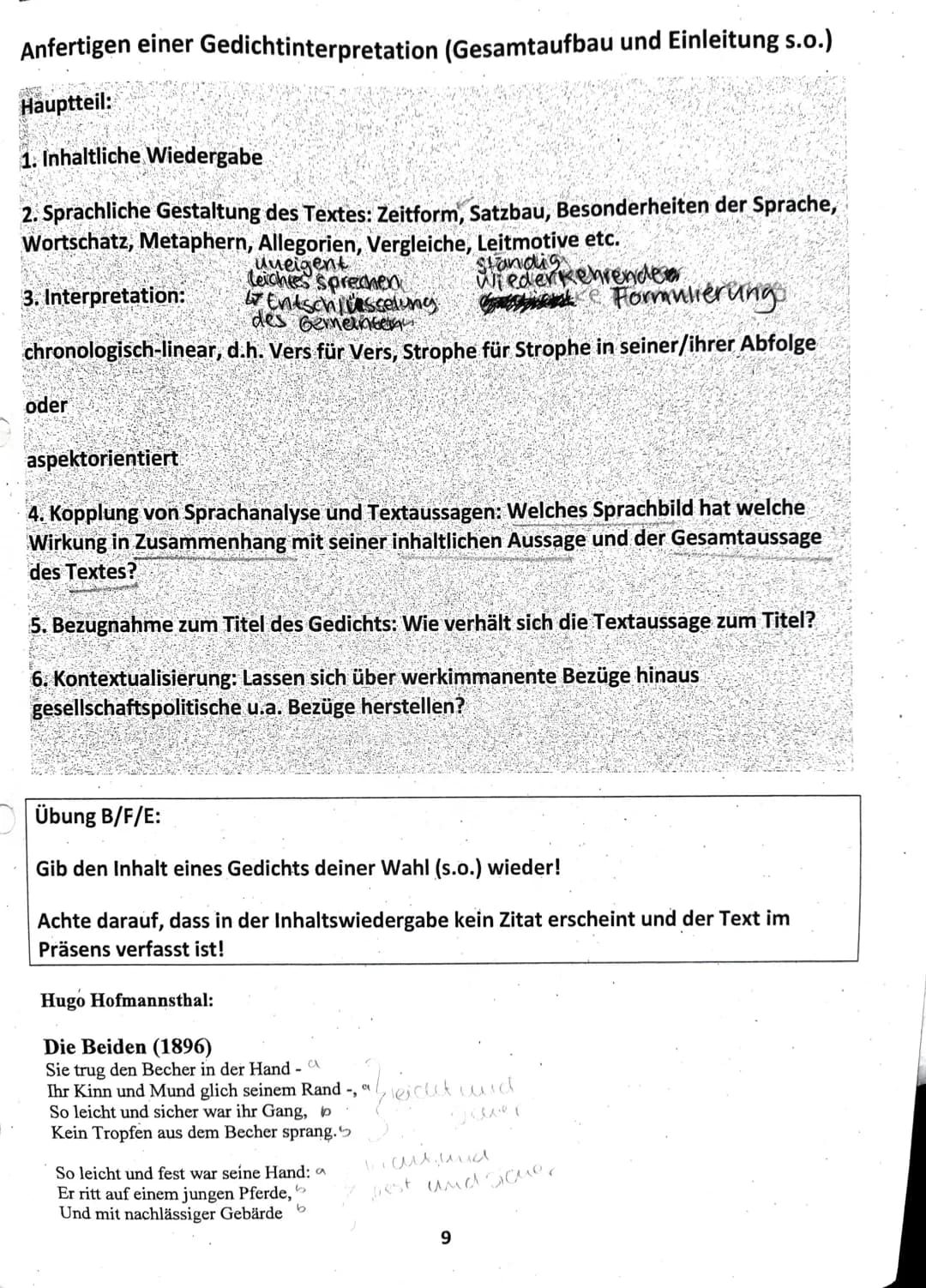 fachwissen dyrik"
REIM : Untersucht man
das Reimschema eines Gedichtes, erhält
off auch Hinweise auf den Inhalt (bspw: Kreuz-
reim - kann fü