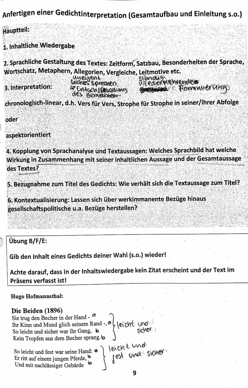 fachwissen dyrik"
REIM : Untersucht man
das Reimschema eines Gedichtes, erhält
off auch Hinweise auf den Inhalt (bspw: Kreuz-
reim - kann fü