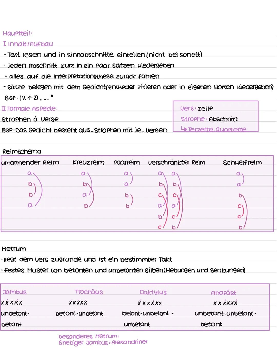 Aufbau

# Gedichtsinterpretation

Einleitung:-knappe Hinführung zum Thema (z. B. Vergänglichkeit, Schönheit, Liebe, Trauer)

*   Basissatz D