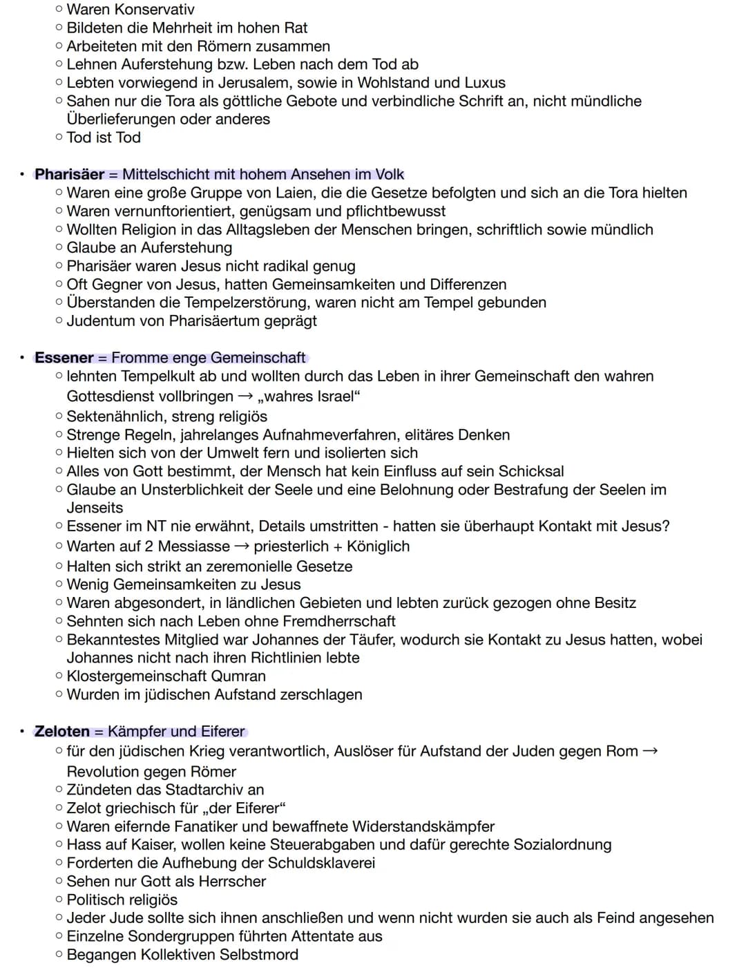 Religion Lernzettel
Wichtig für die Klausur: 2 Quellen Theorie, Historischer Jesus und Kerygmatischer Christus und Zeit
und Umwelt Jesu
Begi
