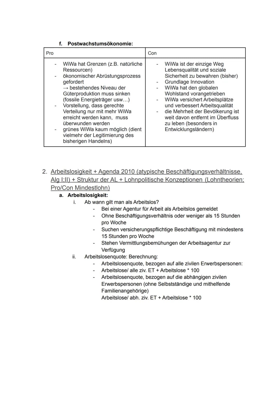 Sozialwissenschaften/Wirtschaft LK vollständige Abiturwiederholung: 2021
Q1 Themen:
1. WiWa + Quantitatives/qualitatives Wachstum + BIP + Ko