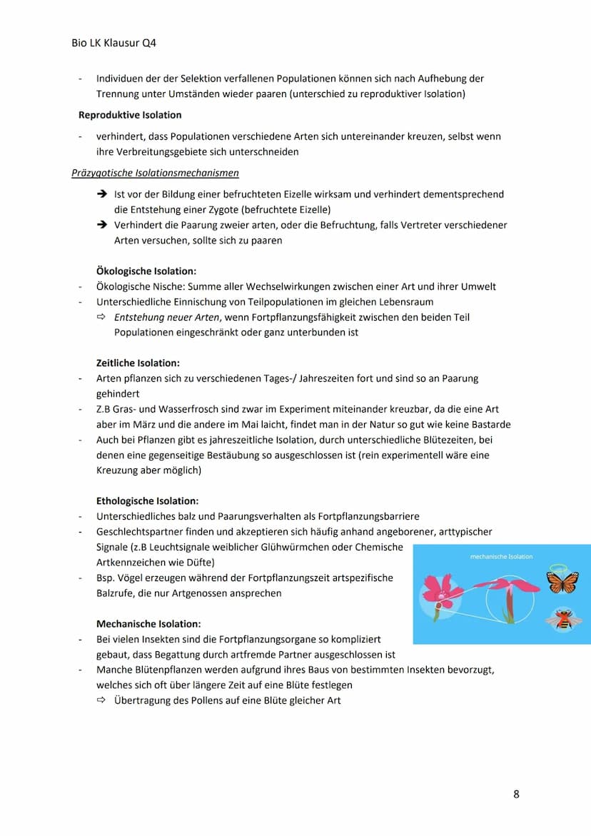Bio LK Klausur Q4
Begriff
Glossar
Polymorphismus
Art
Allel
Genpool
Variabilität
ökologische Nische
Population
Evolution
Evolutionsfaktor
Gen