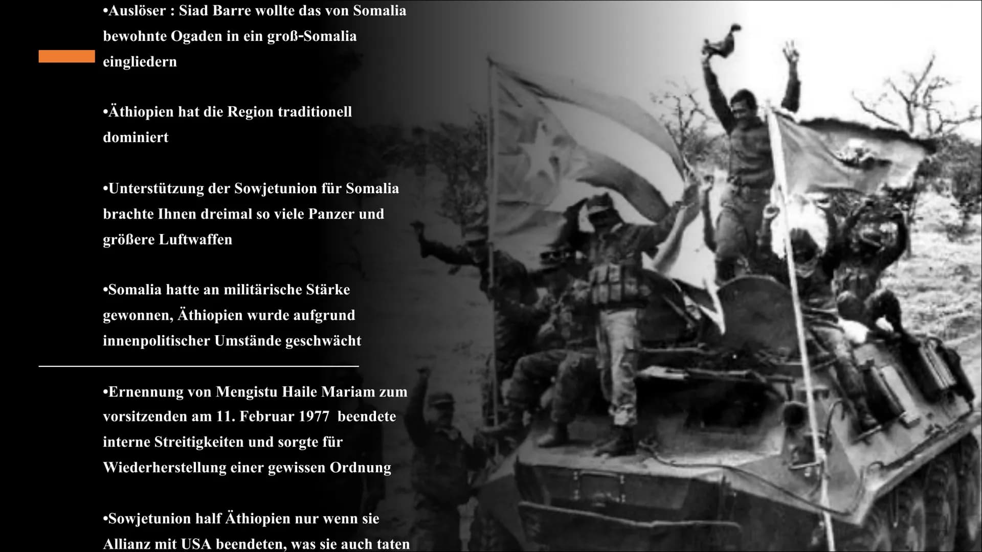 Mengistu Haile Mariam
Staatsoberhaupt Äthiopiens
SOUTHERN PEOPLES.
NATIONS & NATIONALITIES
WOLLO AFAR
●
AMHARA
SCHOAS
Addis Abeba
ARSI
SIDAM