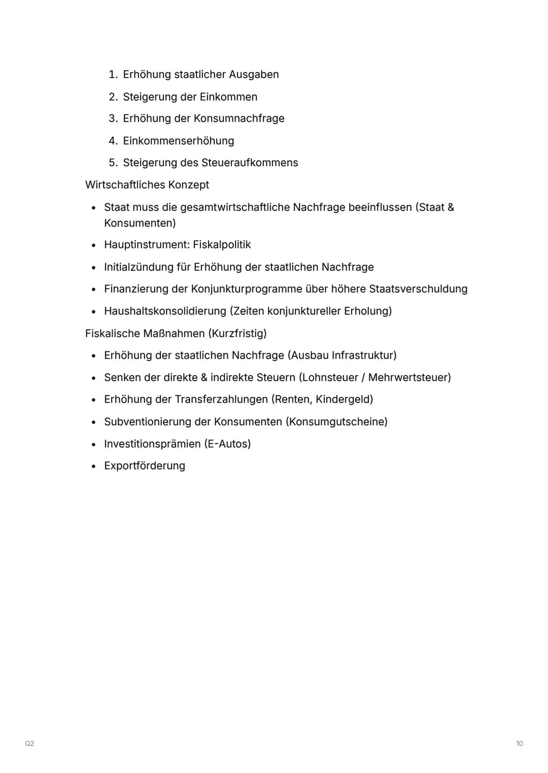 02
Q2
Q2.1 Konjunkturanalyse und Konjunkturpolitik-Herausforderungen
prozessorientierter Wirtschaftspolitik
▼ Beobachtung, Analyse und Progn