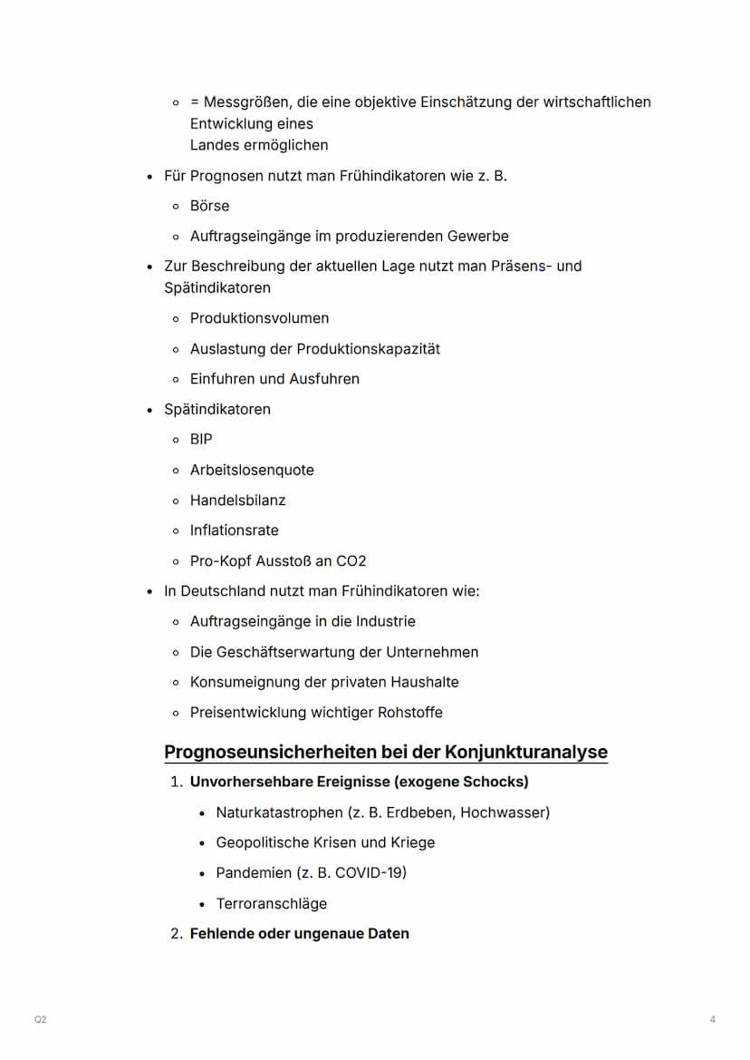 02
Q2
Q2.1 Konjunkturanalyse und Konjunkturpolitik-Herausforderungen
prozessorientierter Wirtschaftspolitik
▼ Beobachtung, Analyse und Progn