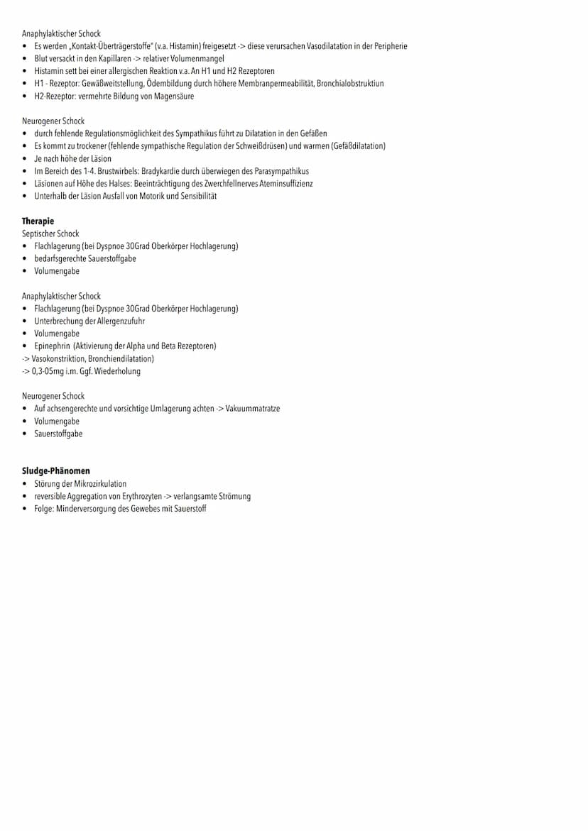 ●
DEFINITION SCHOCK S
• Blutkreislauf im Körper ist lebensbedrohlich gestört
●
Missverständnis zwischen Bedarf und Angebot an Sauerstoff -> 