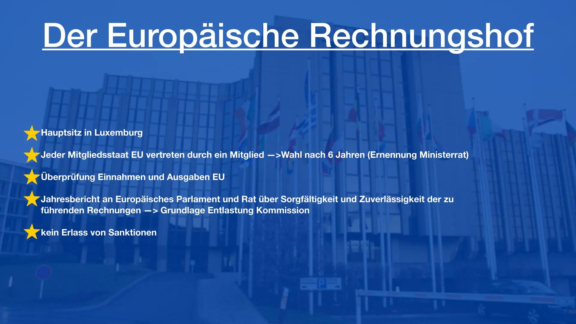 Das Institutionsgefüge
der Europäischen Union # Gliederung

*   Welche EU-Institutionen und Organe gibt es ?

*   Wie agieren diese miteinan