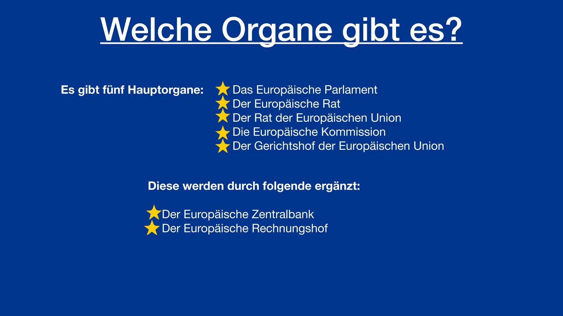 Das Institutionsgefüge
der Europäischen Union # Gliederung

*   Welche EU-Institutionen und Organe gibt es ?

*   Wie agieren diese miteinan