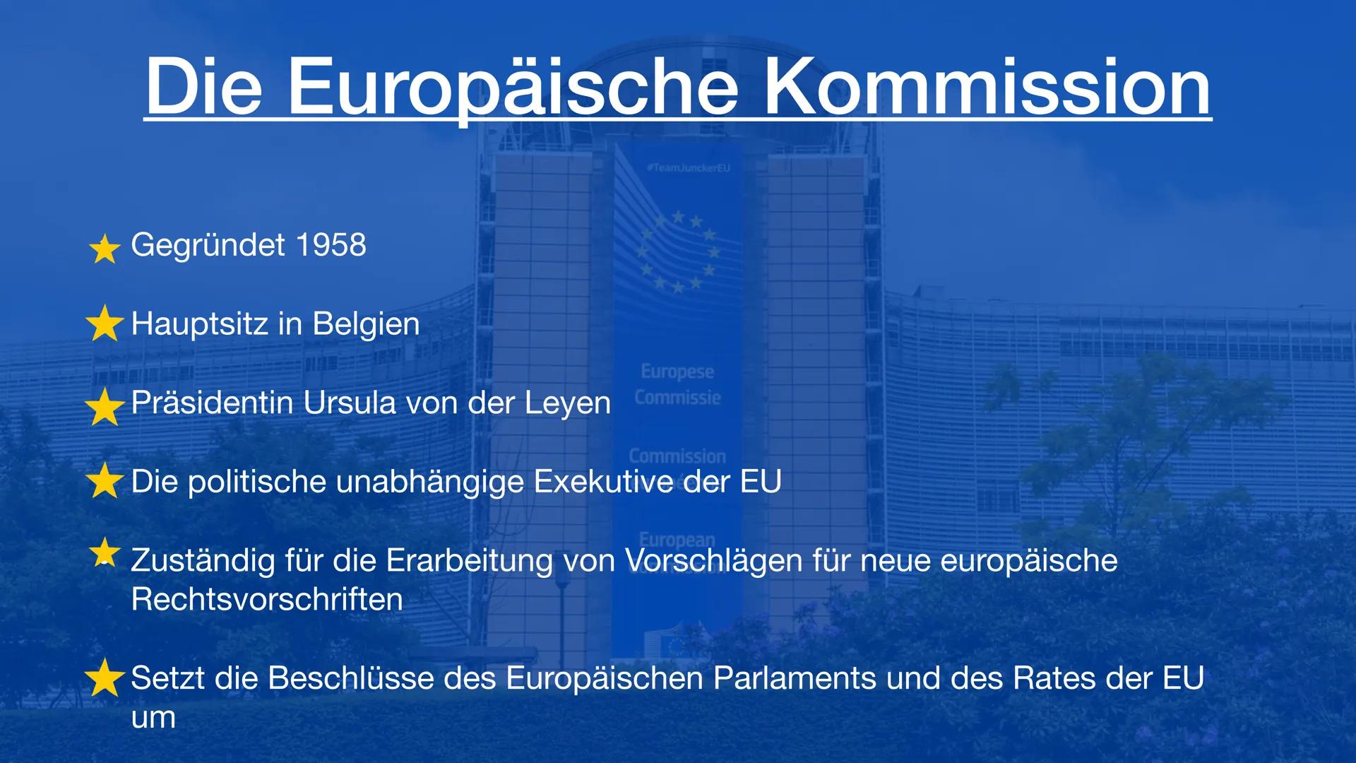 Das Institutionsgefüge
der Europäischen Union # Gliederung

*   Welche EU-Institutionen und Organe gibt es ?

*   Wie agieren diese miteinan