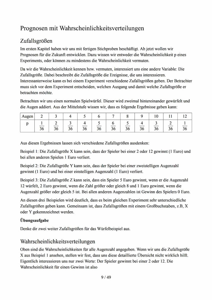 Skript Stochastik
Inhaltsverzeichnis
Ziele im Kernlehrplan..
Lage- und Streumaße von Stichproben..
Mittelwert, Medium und Co..
Kenngrößen im