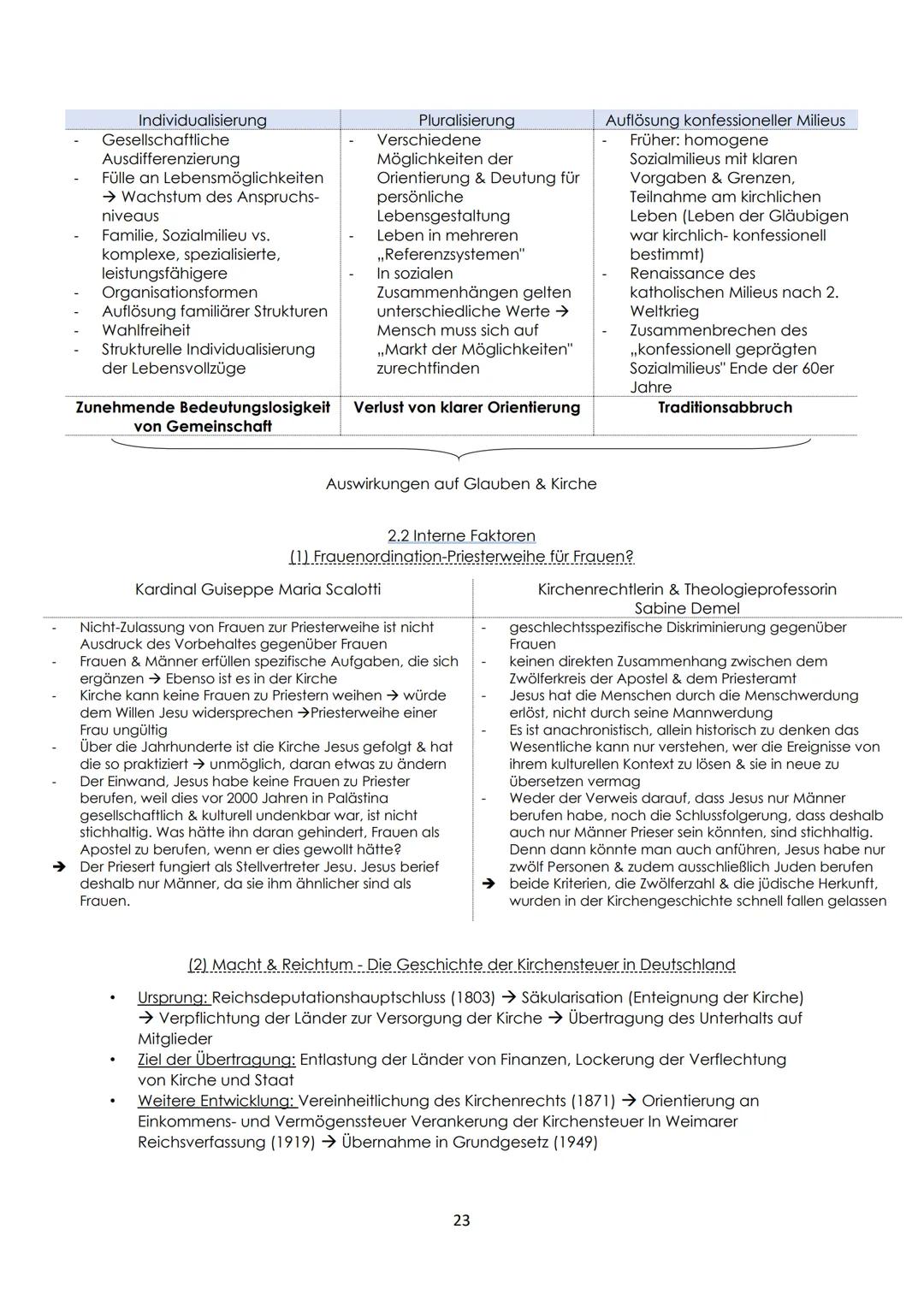 Religion GK - Abitur Zusammenfassung
Inhaltsverzeichnis
Die Anfänger (II): Von der Bewegung um Jesus zu den Gemeinden des Christus.
1. Der h