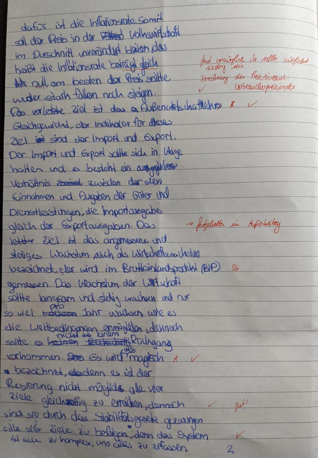 Aufgabenstellung:
Thema: Lieferkettengesetz-humanitäre Notwendigkeit oder bürokratischer Irrsinn?
1) Nenne die Ziele der Wirtschaftspolitik 