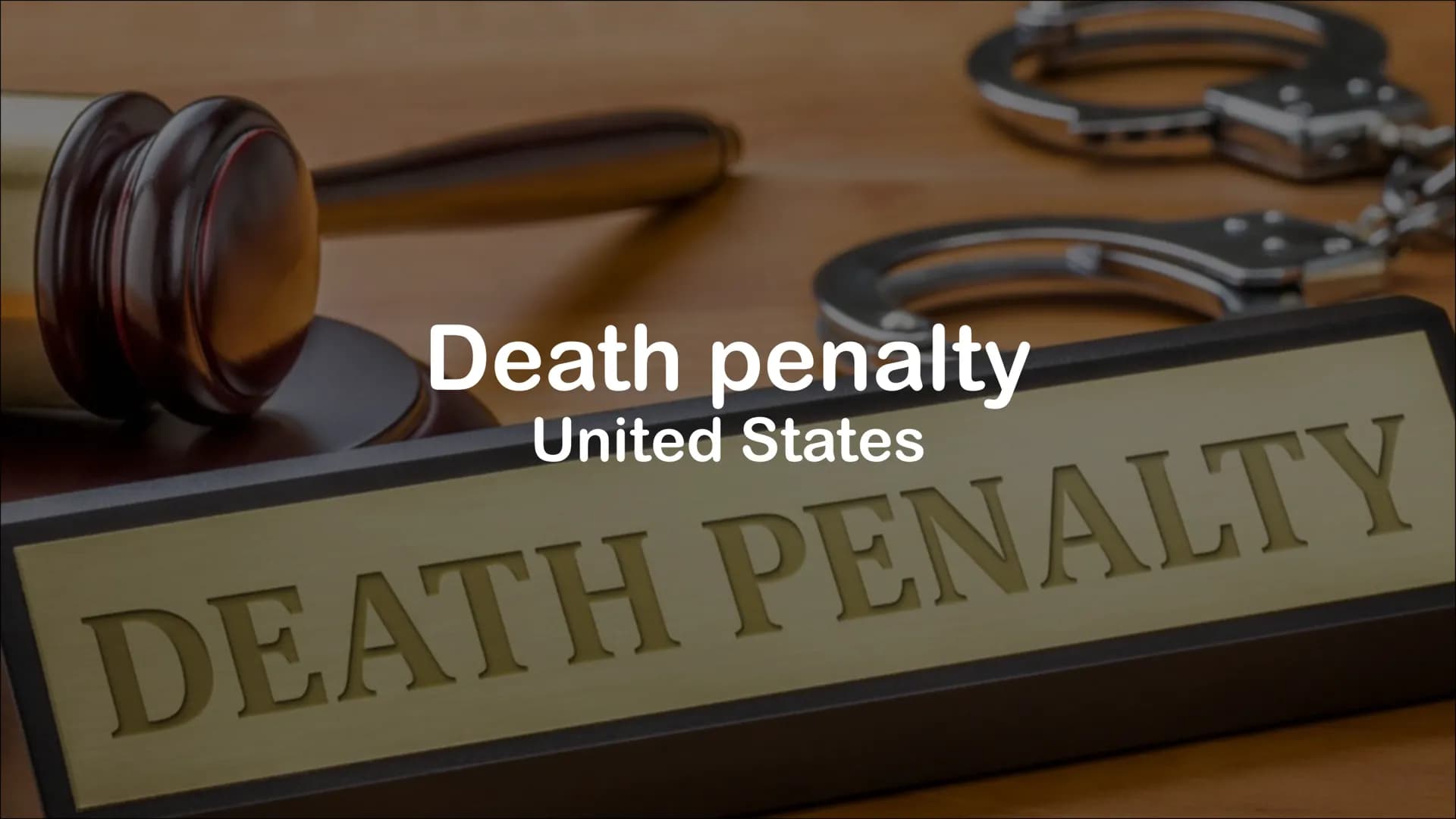 Death penalty
United States
DEATH PENALTY My presentation is about the death
penalty in the United States.
Table of contents
Worldwide there