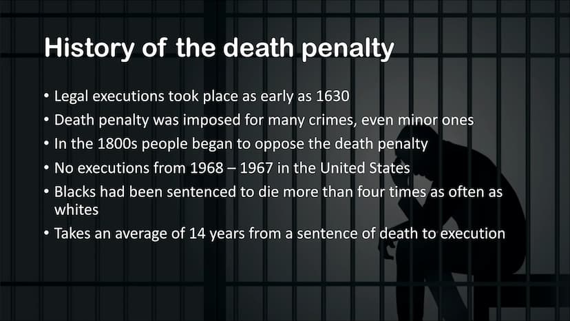Death penalty
United States
DEATH PENALTY My presentation is about the death
penalty in the United States.
Table of contents
Worldwide there