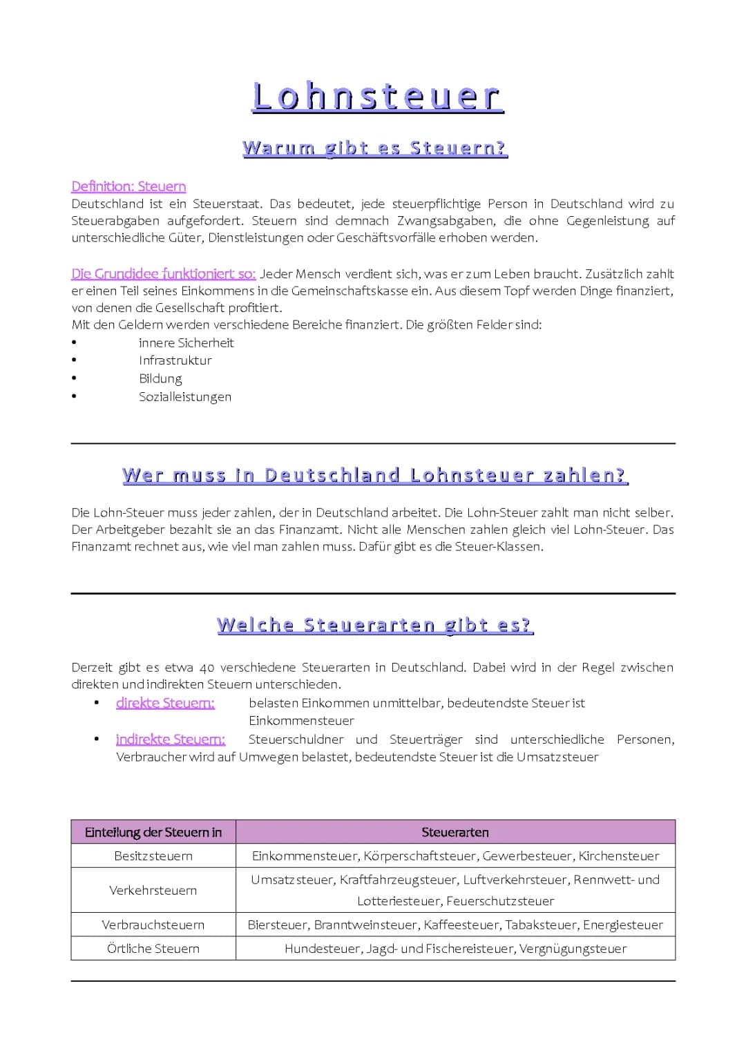 Lohnsteuer