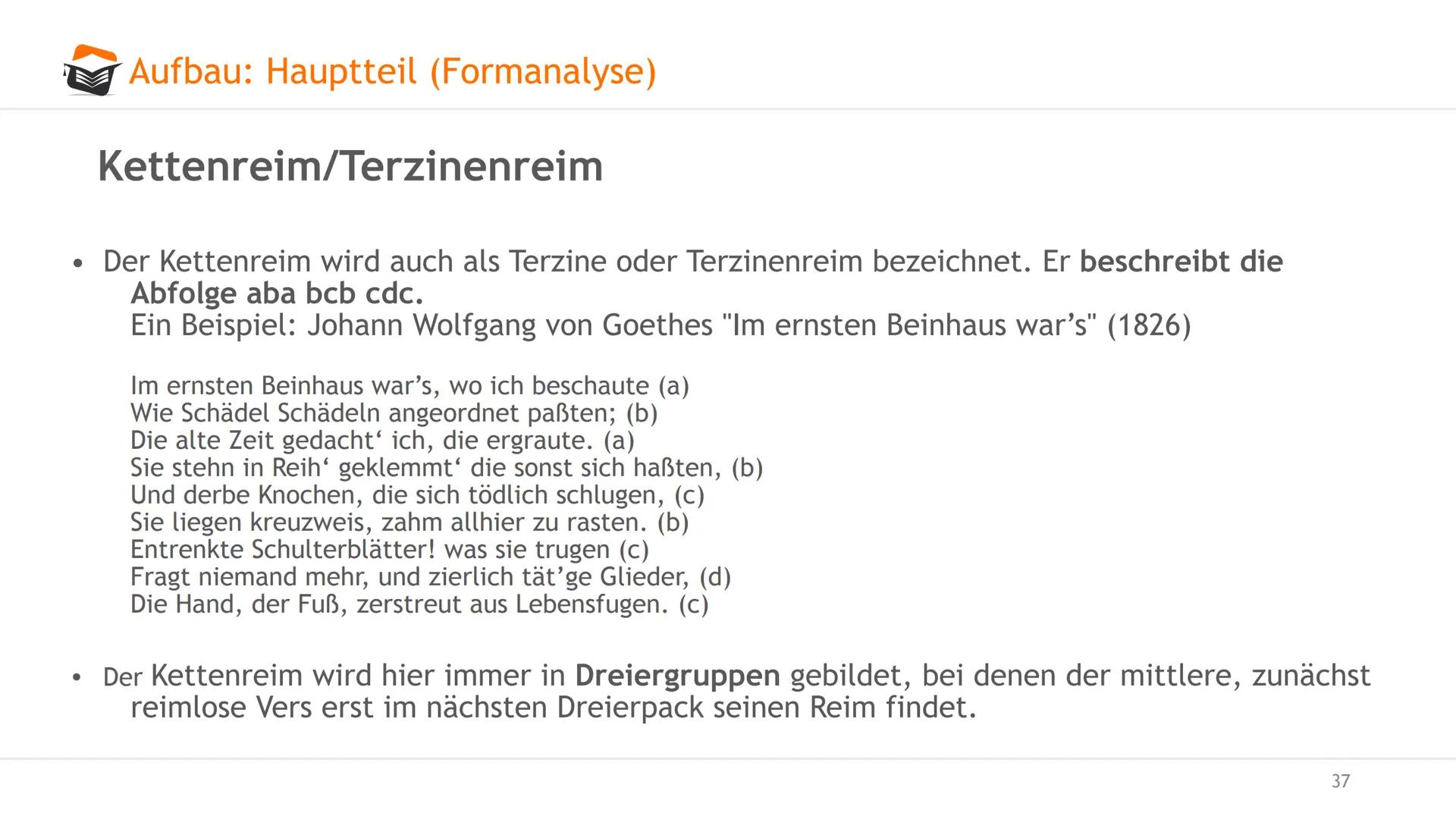 Gedichtanalyse
Angelika Dachtler
O examio
1 Agenda
Gedichtanalyse. Worum gehts?
Aufbau
Einleitung: Einleitungssatz, zeitliche Einorndung, In