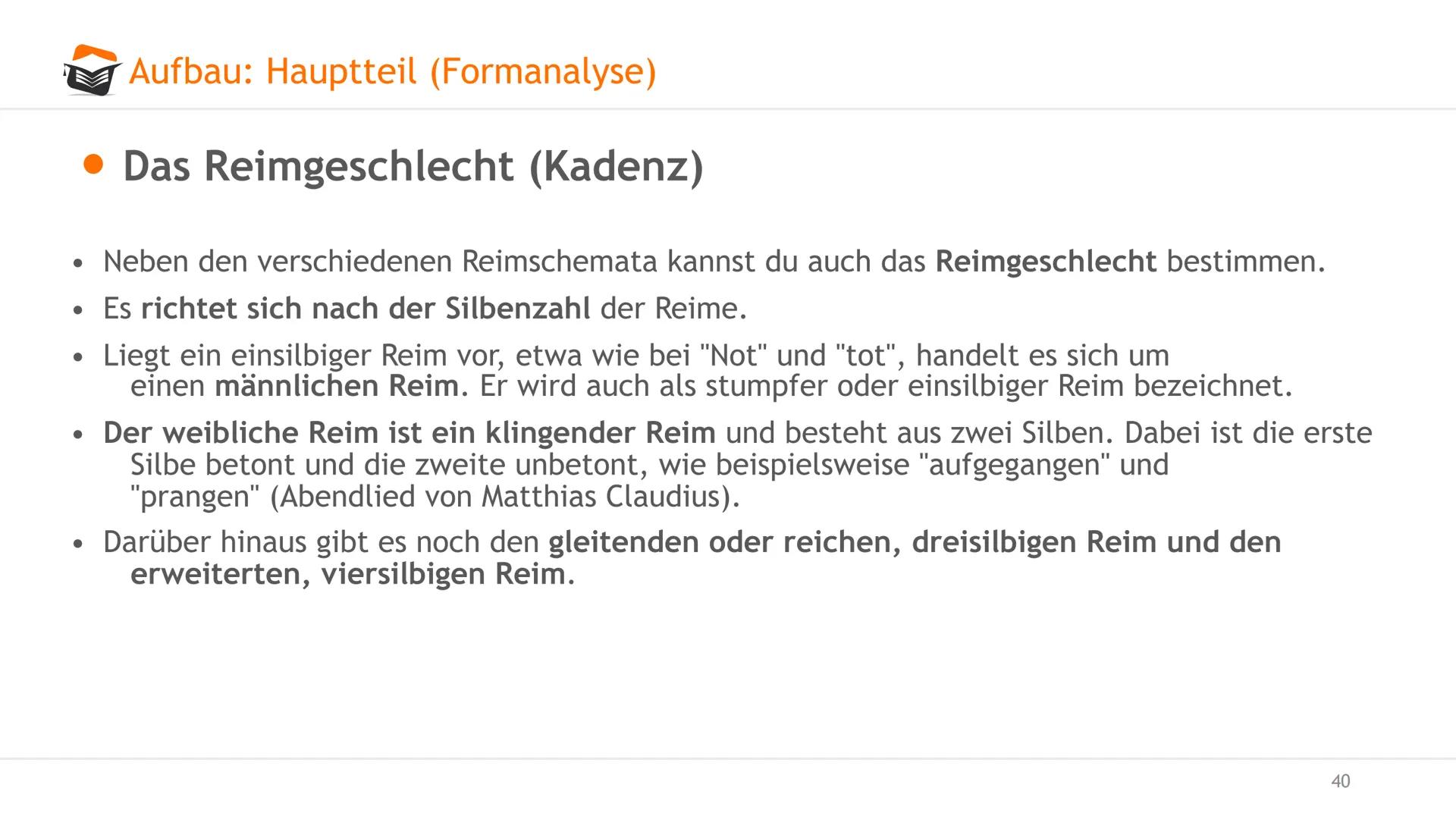 Gedichtanalyse
Angelika Dachtler
O examio
1 Agenda
Gedichtanalyse. Worum gehts?
Aufbau
Einleitung: Einleitungssatz, zeitliche Einorndung, In