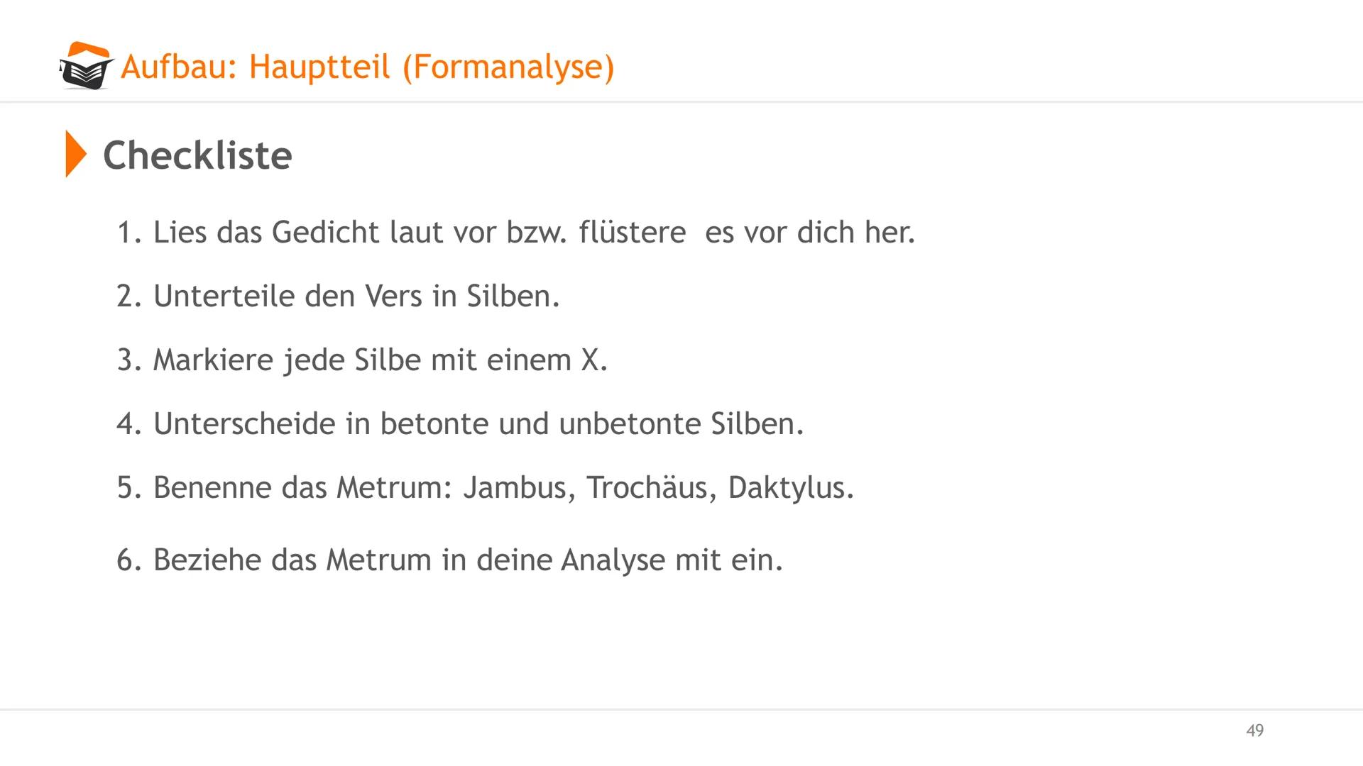 Gedichtanalyse
Angelika Dachtler
O examio
1 Agenda
Gedichtanalyse. Worum gehts?
Aufbau
Einleitung: Einleitungssatz, zeitliche Einorndung, In