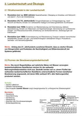 Know Landwirtschaft und Ökologie - Erdkunde Abitur 2023 thumbnail