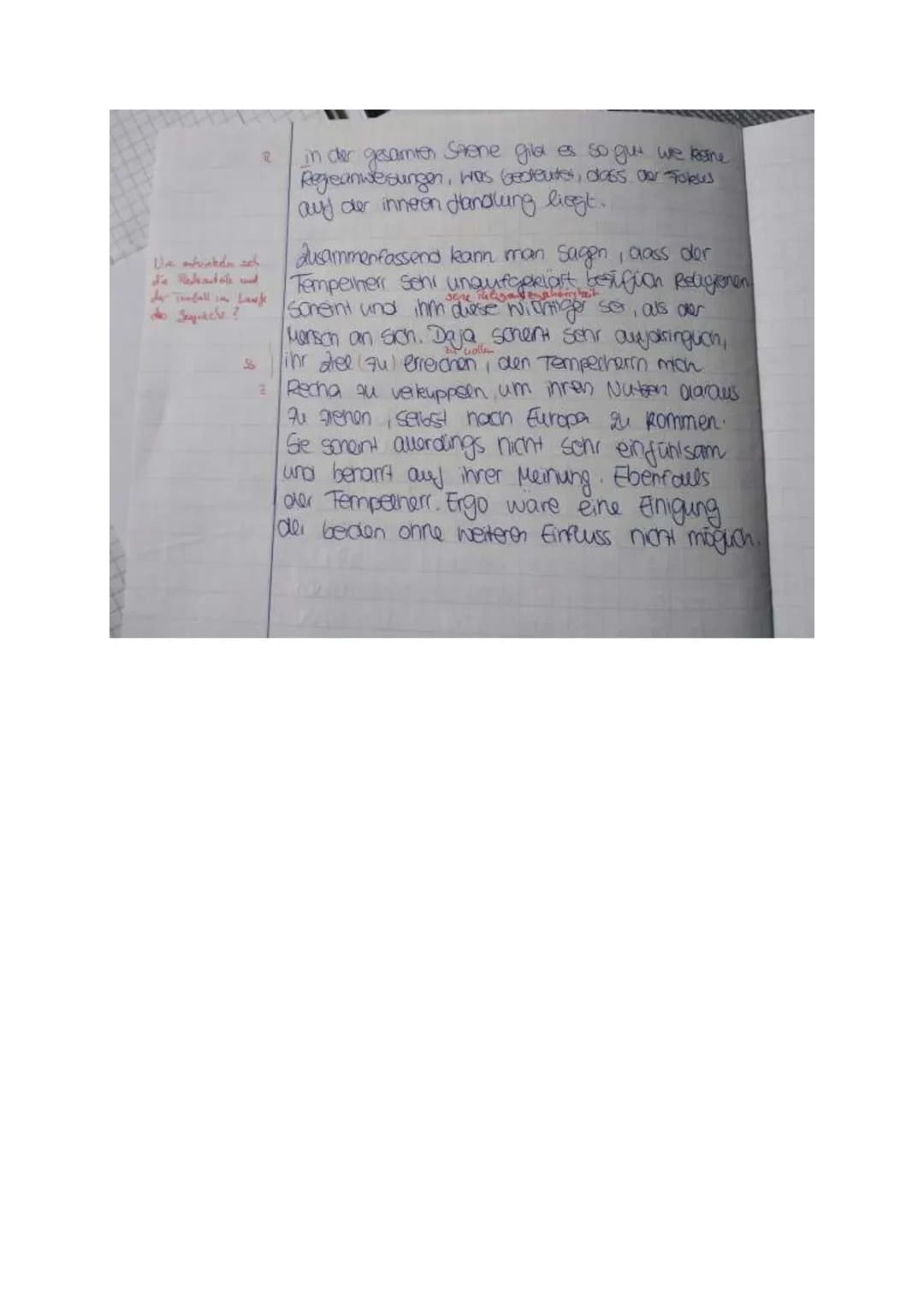 GK 11 De KD
3. Kursarbeit
14.02.22
Thema 1) Analysiere den 6. Auftritt im 1. Aufzug (V. 714-787) des Dramas „Nathan der
Weise".
ODER
Thema 2