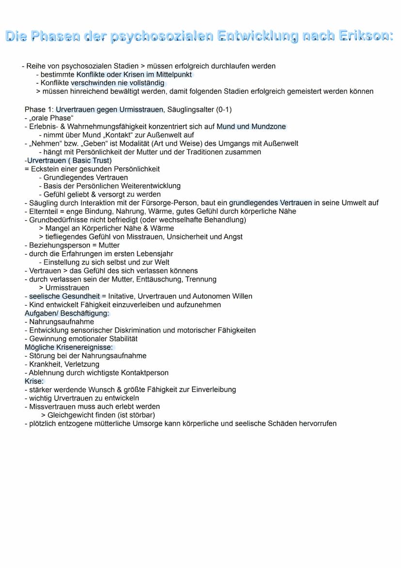 
<p>Das epigenetische Prinzip von Erikson</p>
<p>Das epigenetische Prinzip ist ein grundlegender Bauplan, der für alle Menschen gleich ist u