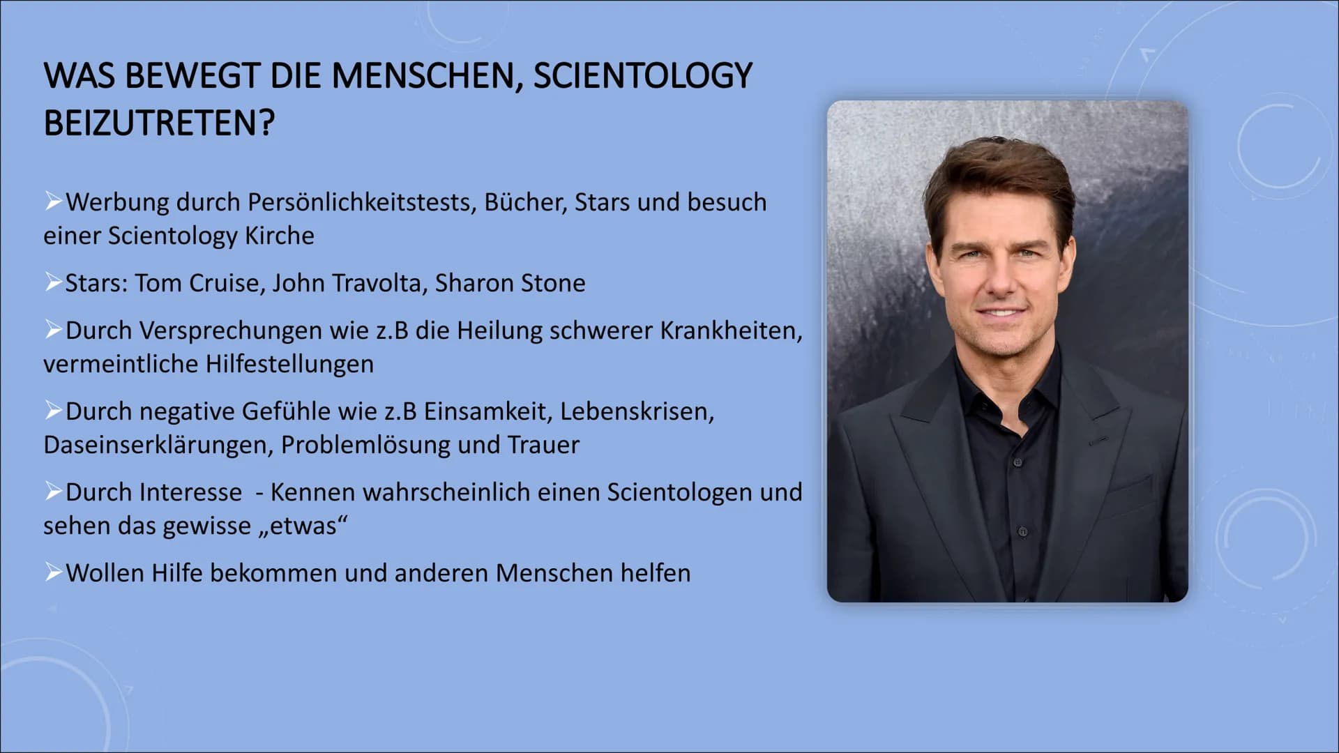097
097
OhZ
022
150
160 170
180
190
200
210
220
EINE PRÄSENTATION VON HENNA QADIR
SCIENOLOGY INHALTSANGABE
Scientology
Glaubensbekenntnis
La