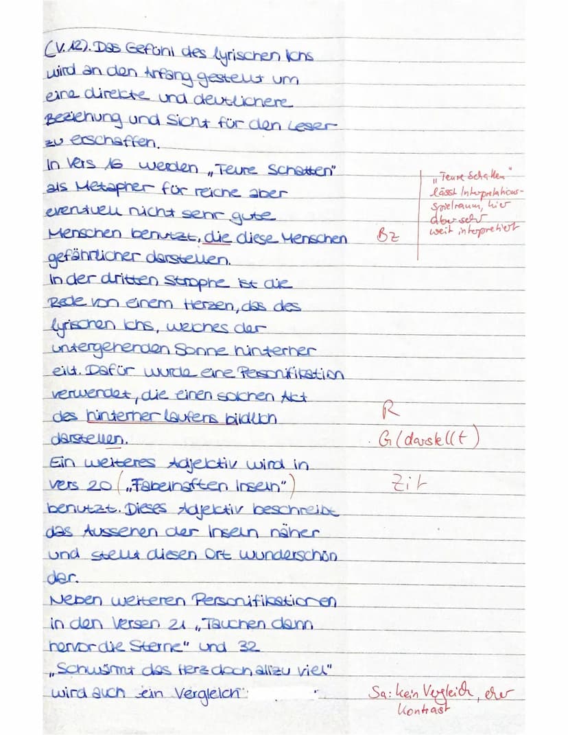 Klausur Nr. 4
Das Gedicht, Reisen" von Ludwig
Uhland aus dem Jahr 1834, thematisiert
Sehnsucht und
die Aufbruchsstimmung des lyrischen
ichs,