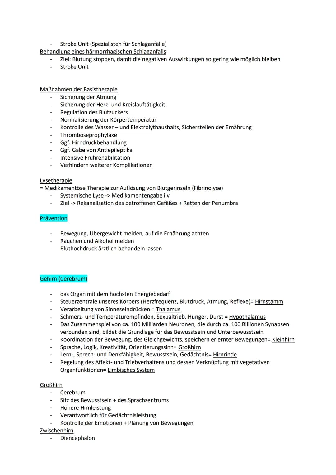 Examensthema: Schlaganfall
Gliederung
Definition
Epidemiologie
Risikofaktoren
Ursachen
Symptome und Folgen
Diagnostik
Therapie
Prävention
Ge