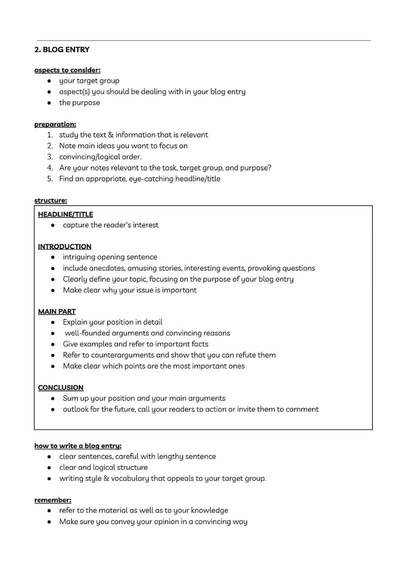 Englisch Abitur
AUFGABE A1
the task could be:
●
●
ANALYSIS & SUMMARY
aspects to consider:
●
●
structure:
introduction:
Sum up the informatio