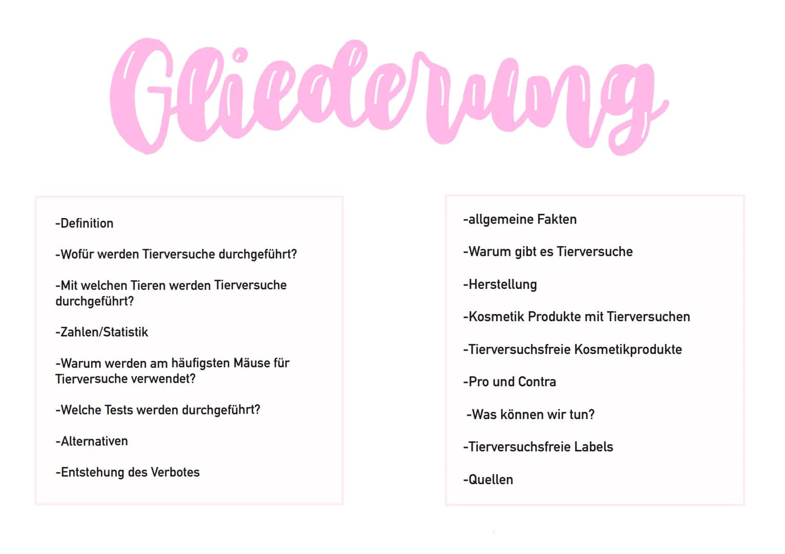 Tierversuche
Referat von Lilly Ly Ann Eckstein
الباملا
ال... الا ..لا
IDH
+
>
VACCINE-A Ting Gliederung
-Definition
-Wofür werden Tierversuc