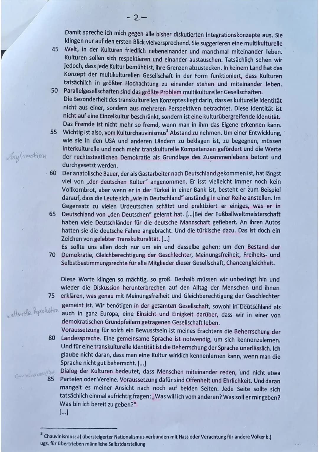 GK EW Q2
Name:
Abiturvorklausur (Vorschlag 1)
Aufgabenstellung:
Quelle:
Seyran Ates: Der Multikulti-Irrtum. Wie wir in Deutschland besser zu