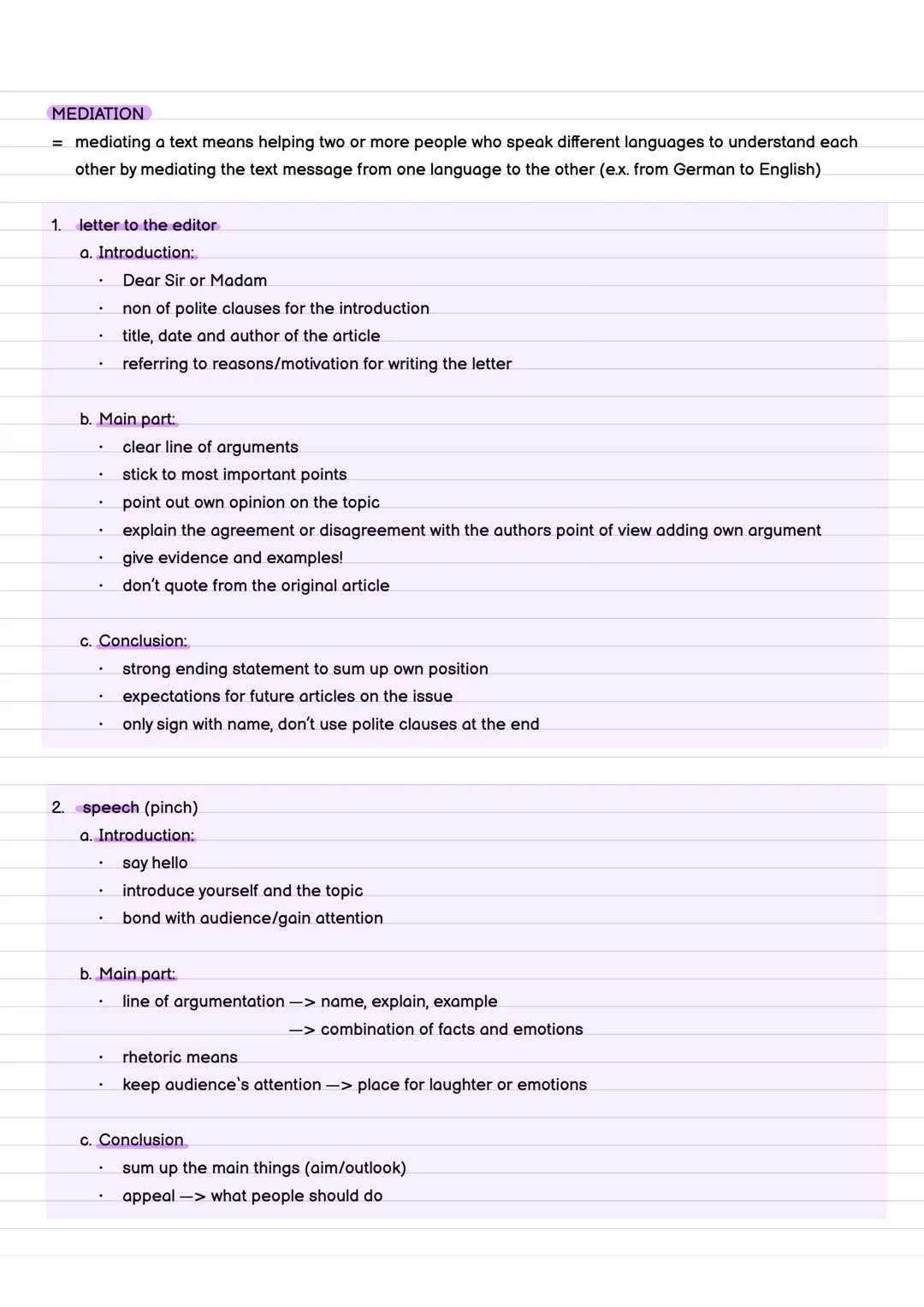 Abiturzusammenfassung BK
Texte schreiben
summary, analysing non-fictional and fictional
texts, analysing statistics. comment/discussion,
med