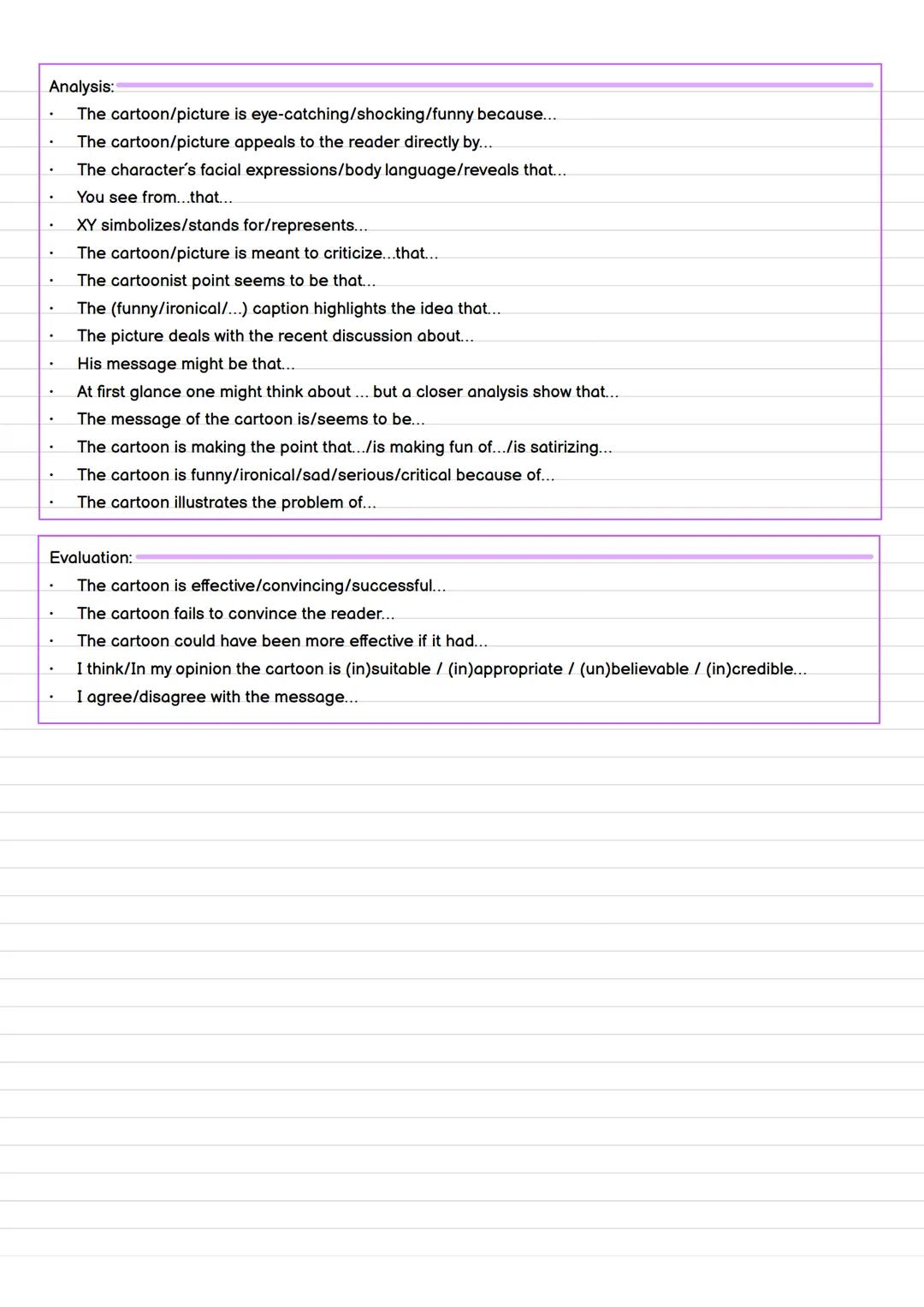 Abiturzusammenfassung BK
Texte schreiben
summary, analysing non-fictional and fictional
texts, analysing statistics. comment/discussion,
med