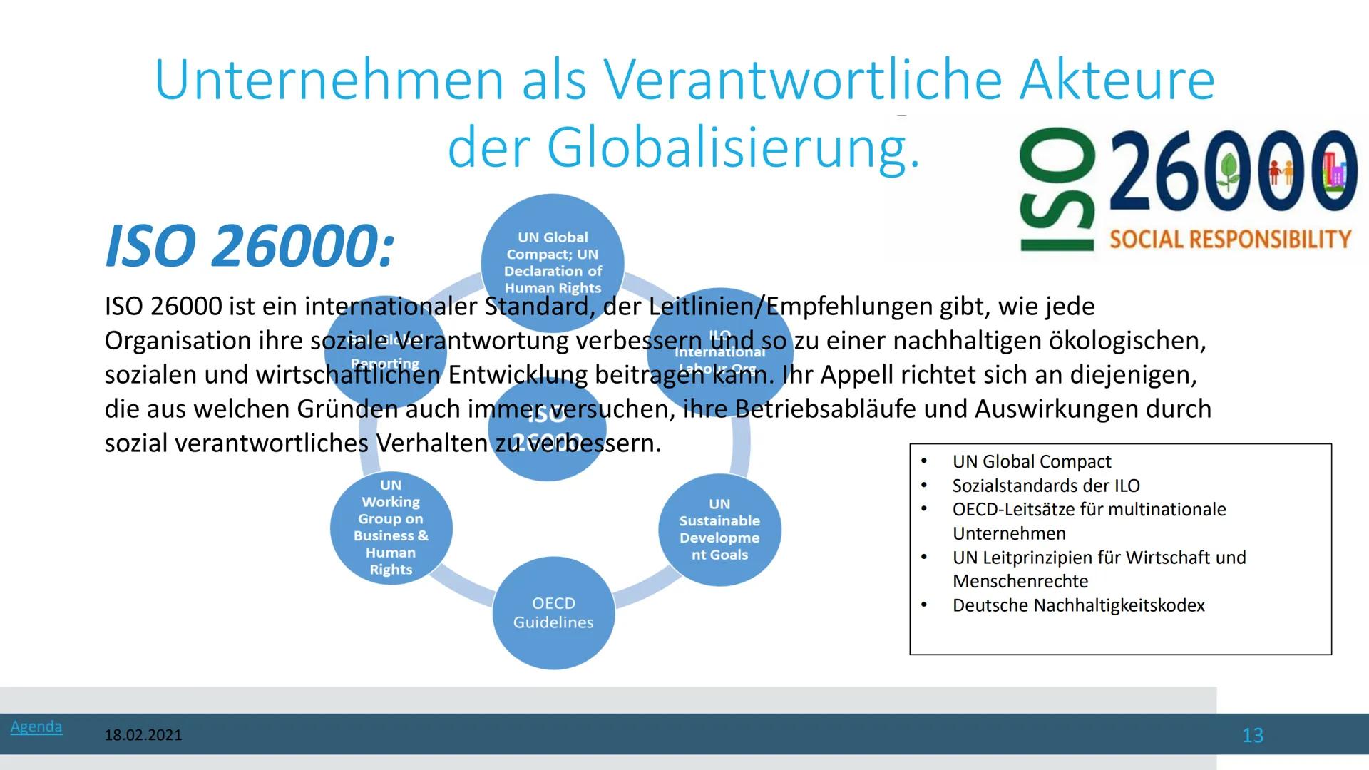 18.02.2021
Corporate Social Responsibility
Die Gesellschaftliche Verantwortung von Unternehmen Von
1 Agenda
18.02.2021
1. Was ist CSR?
2. Co