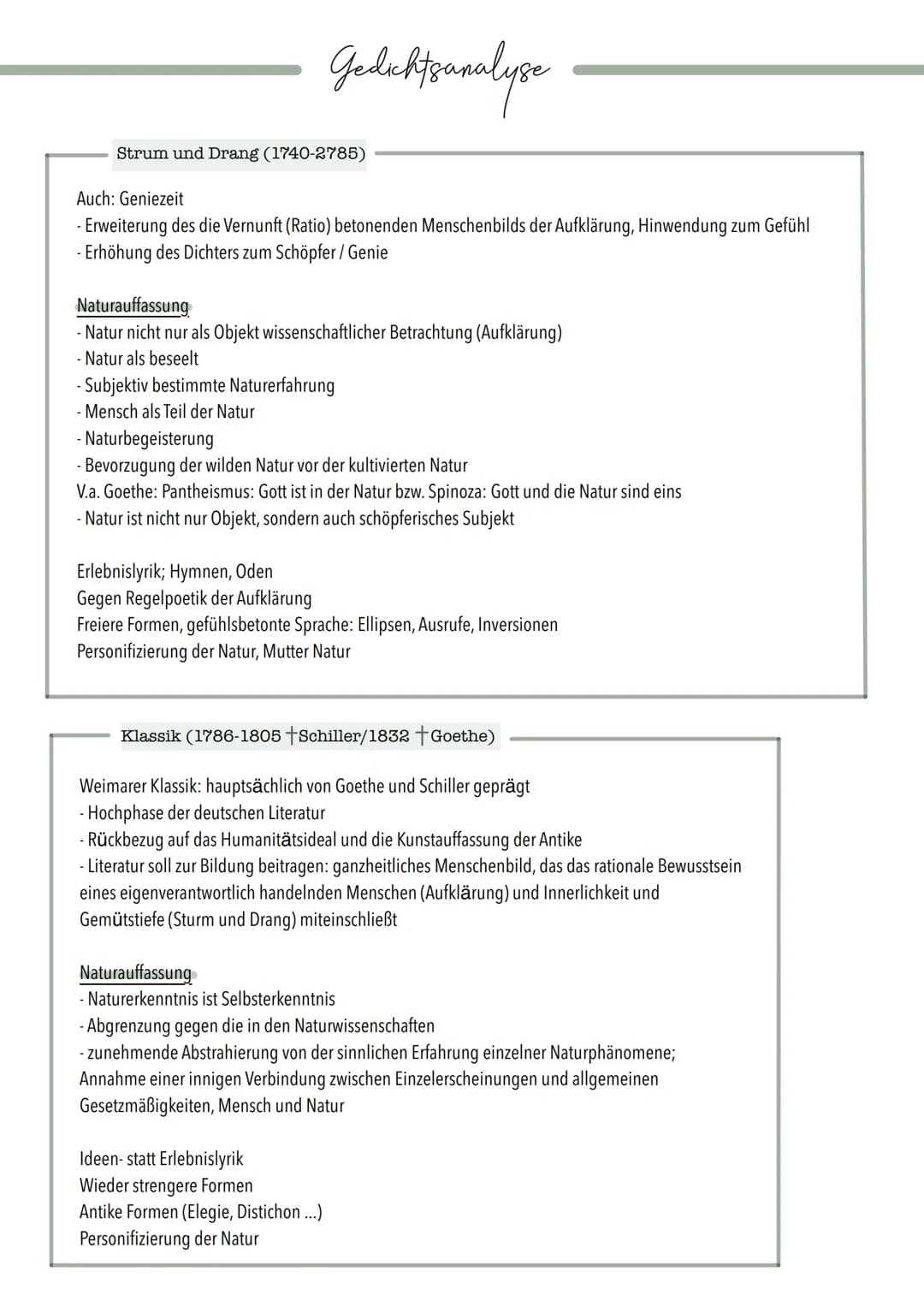 Gliederung einer Gedichtsanalyse
EINLEITUNG
- Textgattung, Erlebnisbereich (Natur), Titel, Autor, Erscheinungsjahr, Thema, Zuordnung Epoche
