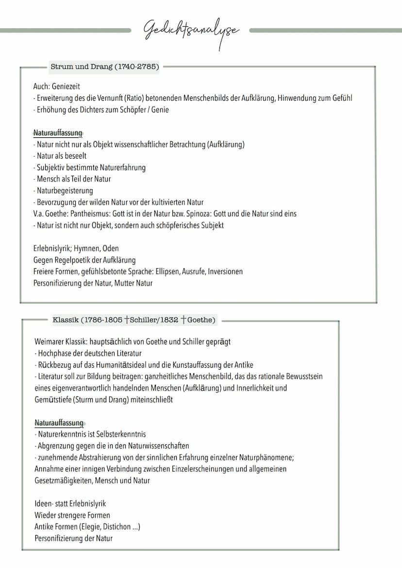 Gliederung einer Gedichtsanalyse
EINLEITUNG
- Textgattung, Erlebnisbereich (Natur), Titel, Autor, Erscheinungsjahr, Thema, Zuordnung Epoche
