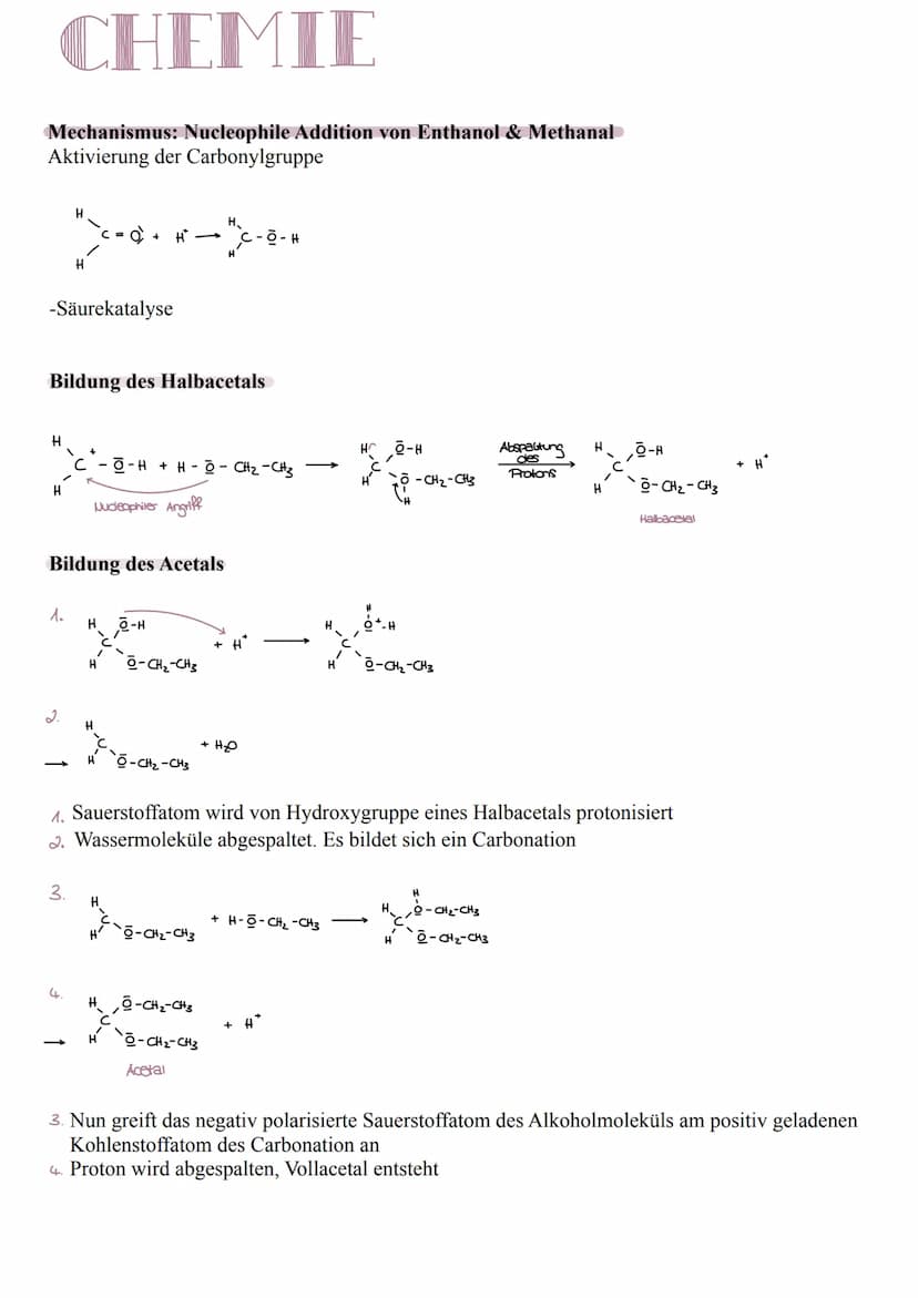 CHEMIE
Isomerie
Die Isomerie unterscheidet sich in:
• Der Molekülstruktur (Konstitutionsisomerie)
• Der Bindungsanordnung an einem Kohlensto