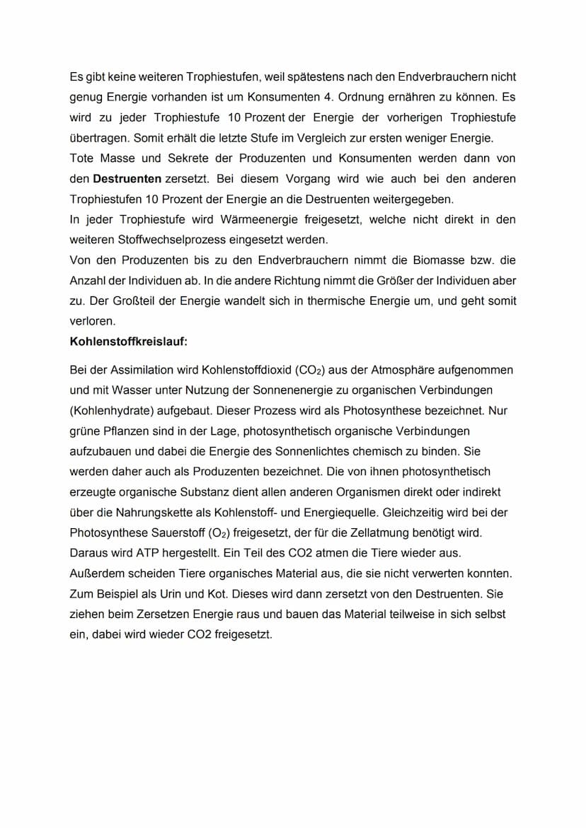 Ökologie
Ökologie: Teilbereich der Biologie, beschäftigt sich mit den Wechselwirkungen
zwischen belebter und unbelebter Umwelt und gegenseit
