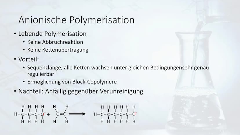 B
N
CH₂
lonische Polymerisation
75
aste
74
W Re
bohnium
107
Bh H
APPROX Inhaltsverzeichnis.
• Polymerisation - Ein kurzer Überblick
• Polyko