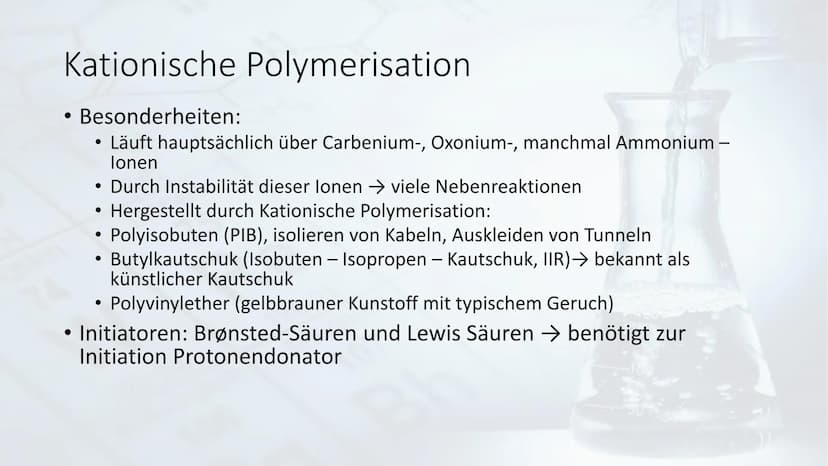 B
N
CH₂
lonische Polymerisation
75
aste
74
W Re
bohnium
107
Bh H
APPROX Inhaltsverzeichnis.
• Polymerisation - Ein kurzer Überblick
• Polyko