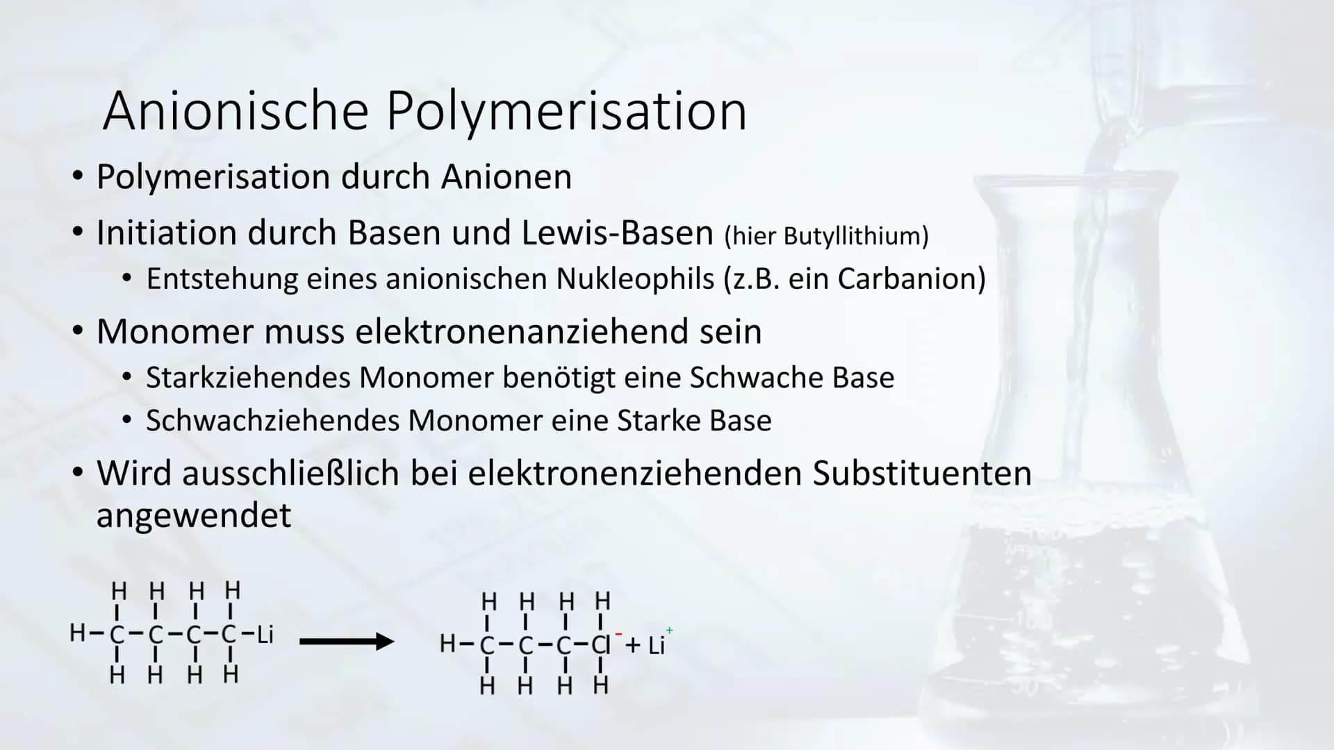 B
N
CH₂
lonische Polymerisation
75
aste
74
W Re
bohnium
107
Bh H
APPROX Inhaltsverzeichnis.
• Polymerisation - Ein kurzer Überblick
• Polyko